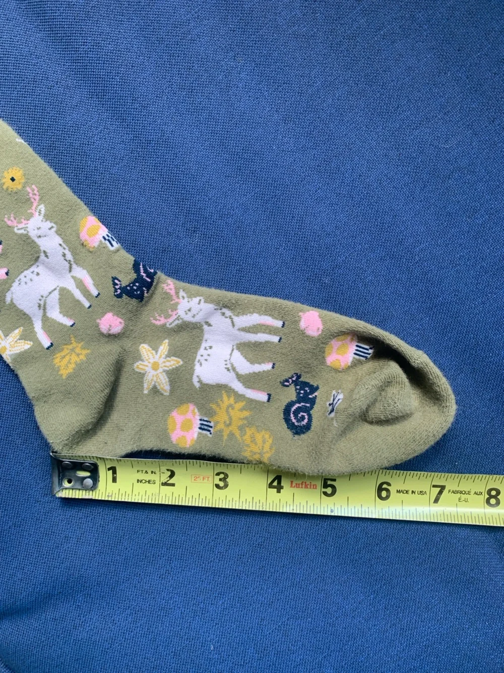 Deer/woodland friends socks - free add on
